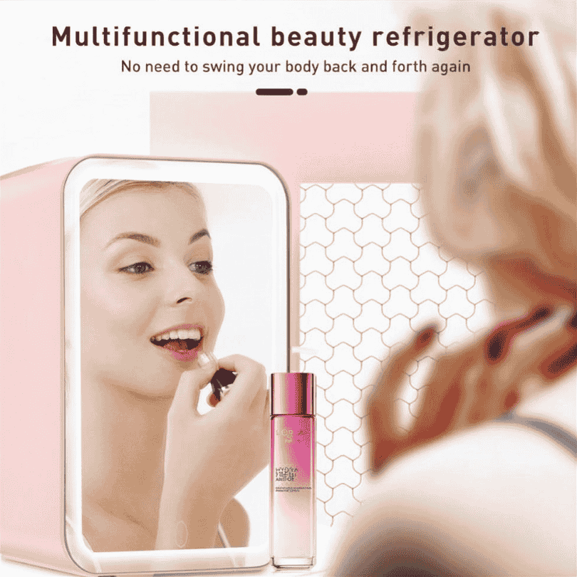 Mini Beauty Fridge — Cool Care, Warm Glow