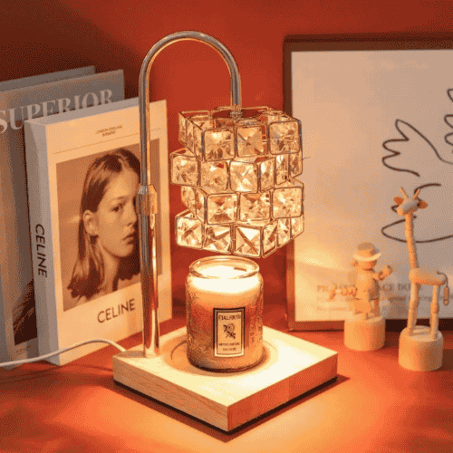 Alpharan Candle Warmer Lamp with TimerElectric Candle Warmer Dimmable and Height Adjustable Wax Melt Warmer for Scented Wax Jar CandlesAromatherapy Decorative Candle Heater Home Fragrance Warmer