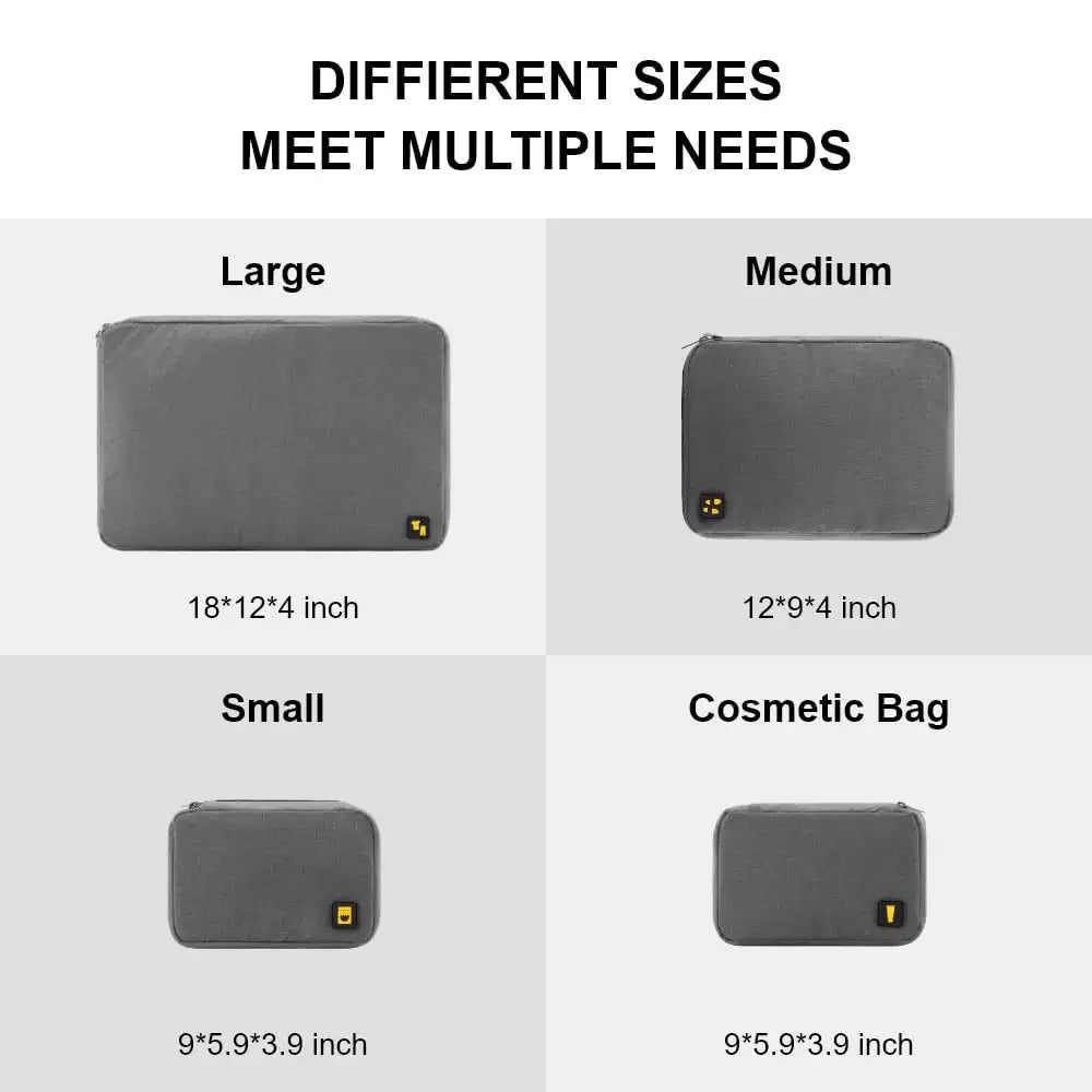 4 Set Packing Cubes - Pack And Go